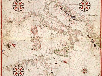 Portolan chart | Maritime Navigation, Nautical Maps, Cartography ...