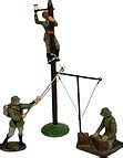 German Nazi Period Lineol / Elastolin Toy Soldiers German Army ...