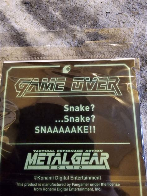 Metal Gear Solid Codec Lenticular Enamel Pin Set x7 Snake Liquid Otacon ...