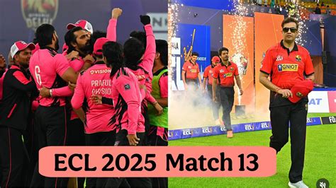 ECL 2025: Rajasthan Rangers vs Dynamic Delhi, Match 13 Zayn Saifi vs ...