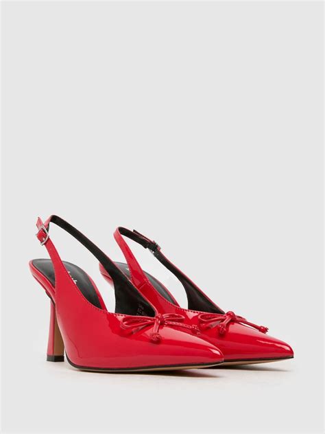 Buy Schuh Red EC Suki Slingback Bow Courts Shoes from Next India