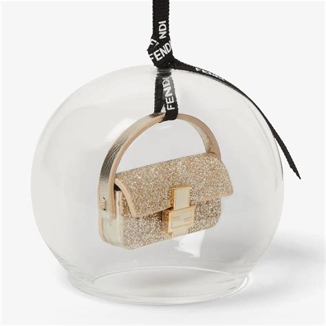 Boule de Noël Baguette Verre Doré | Fendi