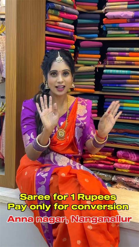 Saree for 1 rupee Pay Only For Conversion. Shop Online: www.sreesaisil ...