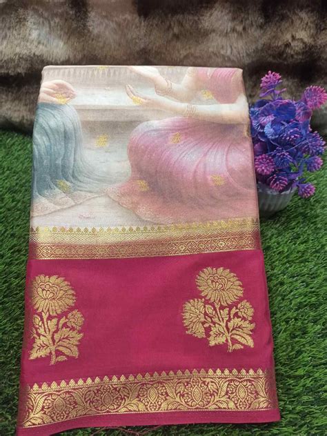 Artificial / Mix Crape Sarees ( Semi Crape ) – Sudarshansarees
