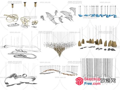 Modern Light - Sketchup Free - Vray Or Enscape - Id09841 - Free Skp ...