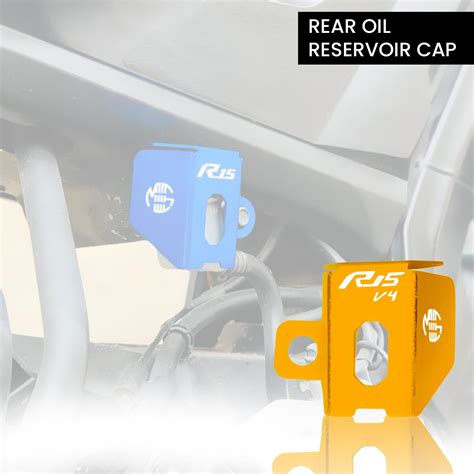 Rear Brake Oil Container Guard for R15 V4 | Durable Protection and Sty – Moto Genius