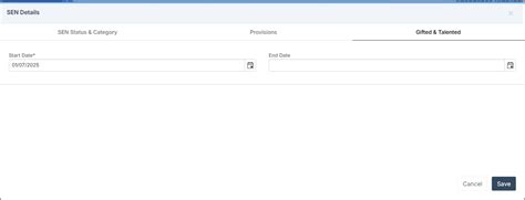 How to add SEN Information to a Student – Bromcom – Documentation Centre