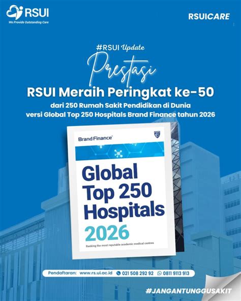 RS Universitas Indonesia Tembus 50 Besar Rumah Sakit Pendidikan Dunia ...