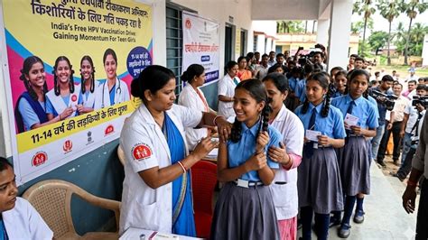 India's Free HPV Vaccination Drive For Teen Girls Gains Momentum