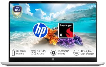 HP Omnibook 3, Snapdragon X Processor, 45 TOPS (16GB LPDDR5x, 512GB SSD ...