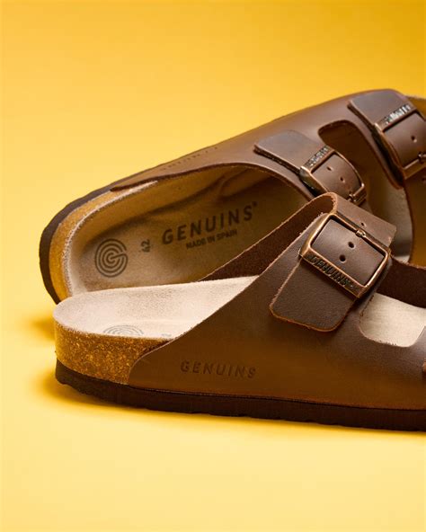 GENUINS Hawaii Oiled Leather Sandals In Brown - FREE* Shipping & Easy ...