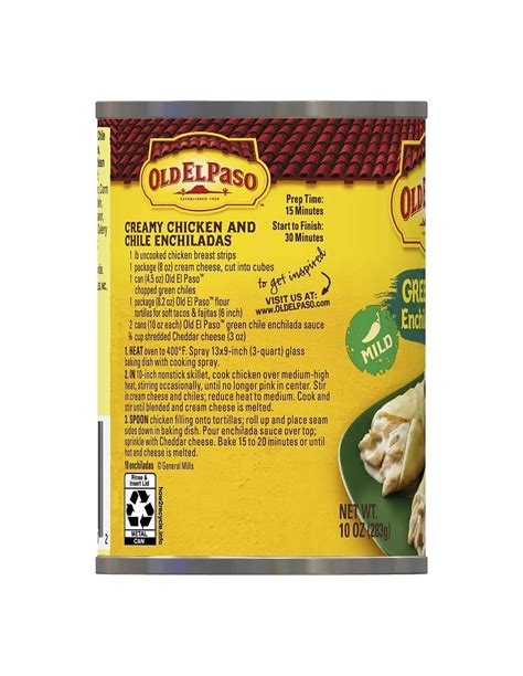 Sauce Enchilada Verte Old El Paso Mild - Douce | Pop's America