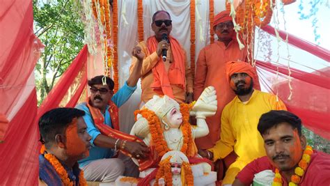 The 51-foot-tall Hanuman statue in Telo was taken on a city tour.