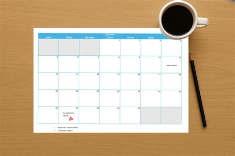 Calendario Completo 2027 (enero a Diciembre) Minimalista Imprimible Y ...