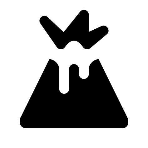 File:Cindercone volcano erupting Pinhead icon.svg - Wikimedia Commons
