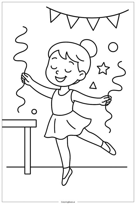 Dance Festival Coloring Page (Free PDF&PNG Printable)