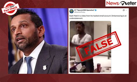 Fact Check: Kash Patel dance video in leaked emails? No, here are the facts