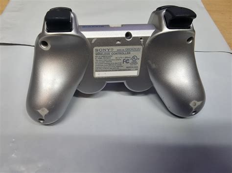 Official Sony PlayStation 3 PS3 Silver DualShock 3 Wireless Controller ...