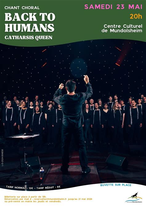 “Back to Humans” : Concert Chorale a Mundolsheim