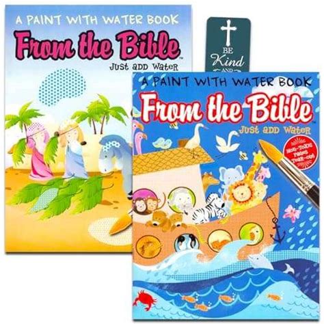 Buy Bible Paint with Water Set - Biblical Painting Art Set Bundle ...