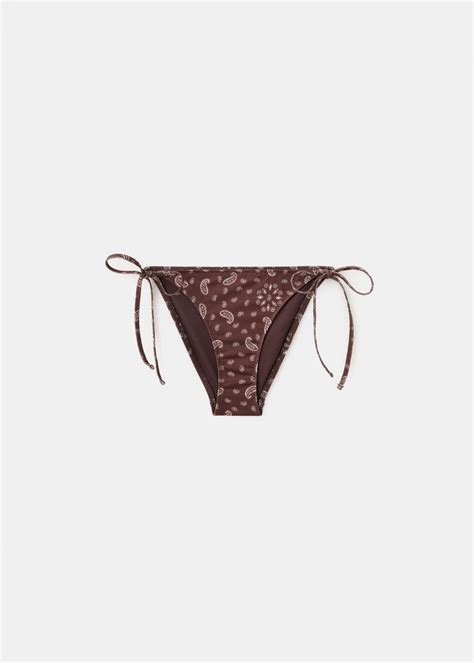 Classic printed bikini knickers - Women | MANGO South Africa