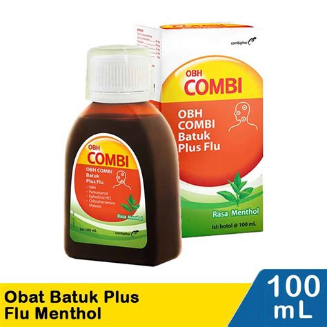 Jual OBH COMBI OBAT BATUK PLUS FLU MENTHOL 100mL | Shopee Indonesia