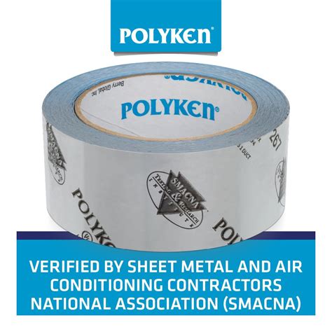 POLYKEN Professional-Grade Mastic Sheet Metal Tape HVAC Tape 1.89-in x ...