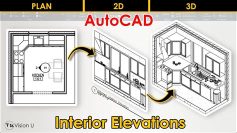How To Draw 3d Interior Design In Autocad - Free Worksheets Printable