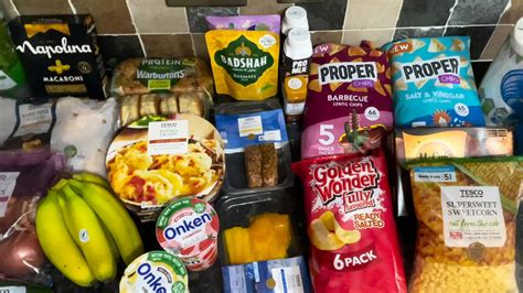 What a typical UK family buys for groceries