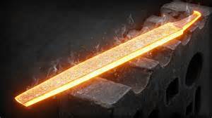 Forging a legendary sunshine bowie from rusty steel