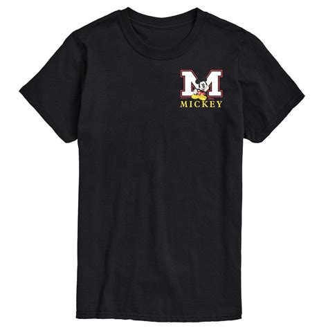Disney - Mickey Block Letter - Men's Short Sleeve Graphic T-Shirt ...