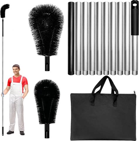 13FT Gutter Cleaner Tools, Long-Reach Rain Gutter Cleaning Brush ...