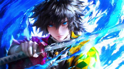Unleashing Eleventh Form Dead Calm Demon Slayer Live Wallpaper - MoeWalls