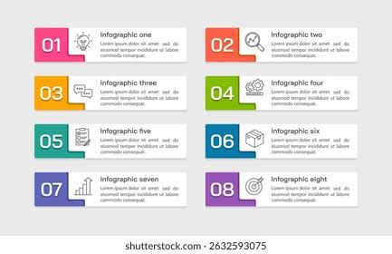 6 Options Rectangler Infographic: Over 2,315 Royalty-Free Licensable ...