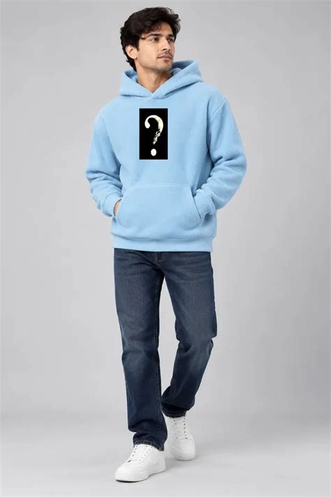 Acorn The Pride Passion Pastel Blue Textured Fleece Hoodie Pullover ...