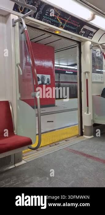 Toronto, ON, Canada - January 4, 2026: View from inside a subway car of ...