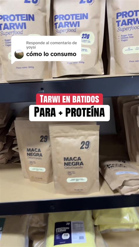 Respuesta a @yoysi ¿Cómo consumir tu Tarwi? 🌱 Súmalo a tus batidos, y ...