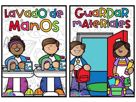 Carteles con Rutinas para Infantil y Primaria (4) - Imagenes Educativas