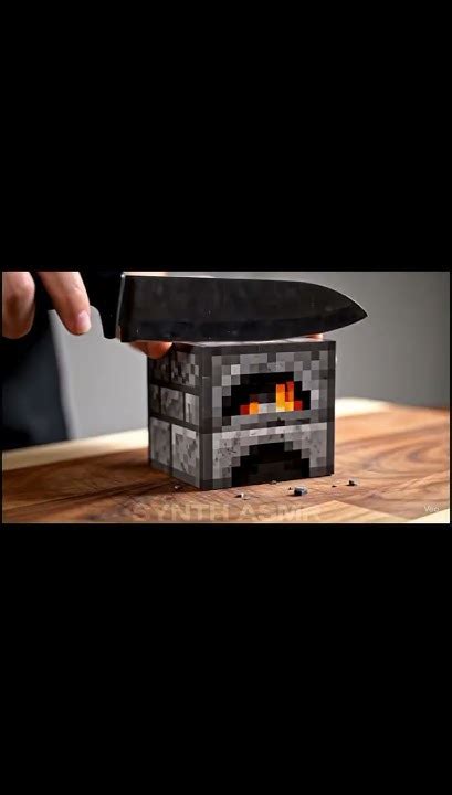 PART 5 | AI Slicing Minecraft Crafting Table, Furnace & Gold Block ...