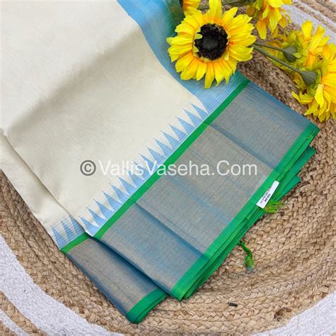 Pure Korvai | Temple Border | Pure Silk Cotton | Book soon | Flat 5 ...