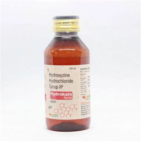 100ml Hydrokais Hydroxyzine Hydrochloride Syrup at ₹ 76/bottle ...