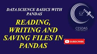 US Reading And Writing Files With Pandas Csv And Excel Files 10 55 Mp3 ...