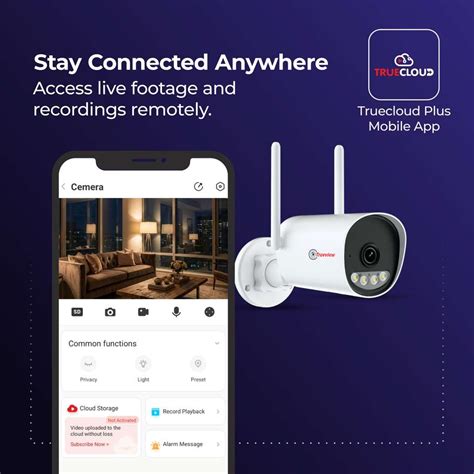 Trueview 3MP STQC & BIS WiFi Bullet Camera All Time Color Night Vision ...