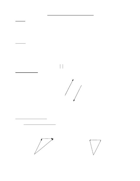 Vector Analysis Notes: Scalars and Vectors Explained - Studocu