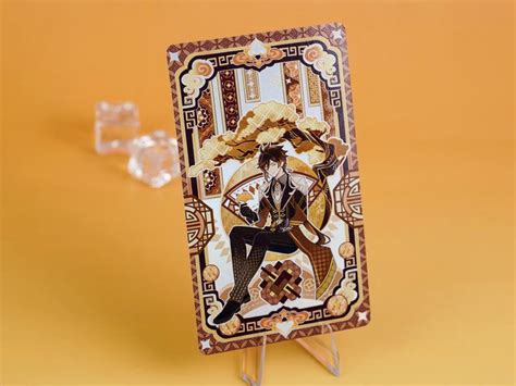 Genshin Impact Seven Archons Collectible Card Set | Zhongli Venti ...
