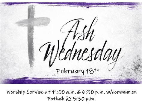 Ash Wednesday Service, 1024 W 8th St, Waterloo, IA, United States, Iowa ...