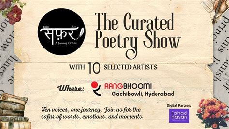 The Safar, Rangbhoomi Spaces & Events, Hyderabad, 1 February 2026 ...