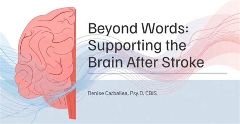 #neuropsychology #strokerecovery #brainhealth #aphasia # ...