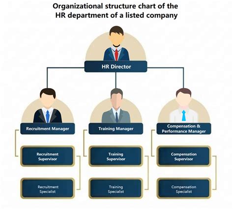 HR Department Organizational Structure Chart | EdrawMax Templates