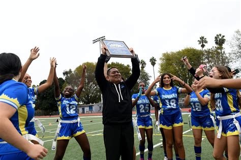 El Camino Real shuts out Cleveland to win City Division II girls flag ...